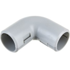 CI16G Угол 90 гр.(2част.), без галогена, для труб D16мм, цвет белый (1уп = 50шт) Экопласт (41216-50HF-W)