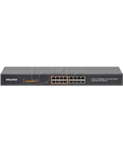 Коммутатор PoE 16-портовый Beward STW-16P8 в Миассе Коммутаторы Pintop.ru