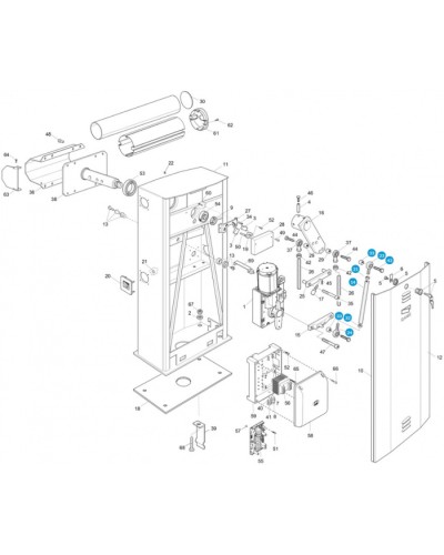 Трансформатор ZL37 Came 119RIR111 в Миассе Запчасти для шлагбаумов и автоматики Pintop.ru