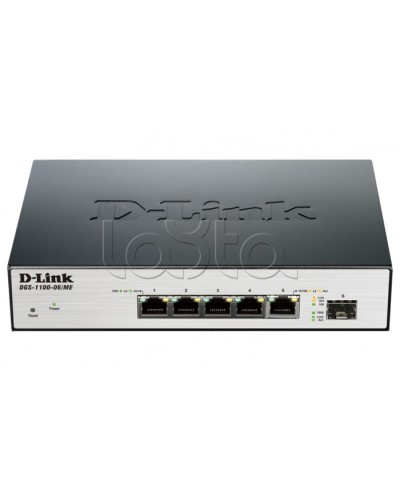 Коммутатор 6-портовый D-Link DGS-1100-06/ME/A1B в Миассе Коммутаторы Pintop.ru