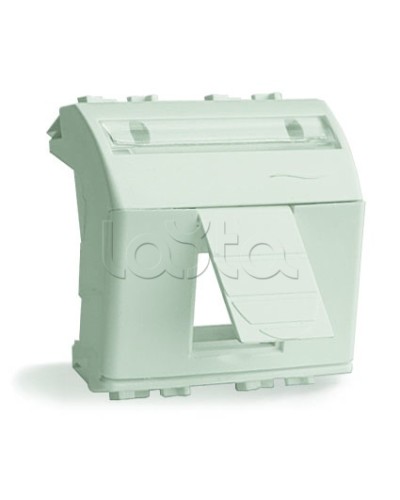 Адаптер для информационных разъемов Keystone, белый, 2 мод DKC 76613B в Миассе Аксессуары для кабель-канала Pintop.ru