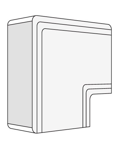 Угол плоский NPAN 25x30 мм DKC 01737 в Миассе Аксессуары для кабель-канала Pintop.ru