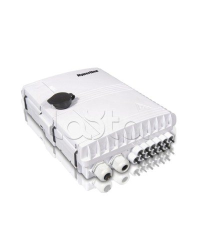 Бокс оптический настенный Hyperline FO-WBI-12A-GY в Миассе Кросс оптический Pintop.ru