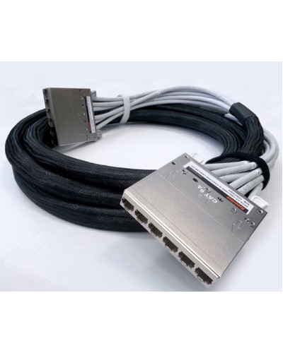 Сборка кабельная претерминированная Hyperline PPTR-CT-CSS/C6S-D-CSS/C6S-LSZH-9M-GY в Миассе Аксессуары для стоек и шкафов Pintop.ru