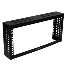 Рама 19" для монтажа под лоток, 2U, черная LANMASTER LAN-MT-FRM-2U-BK