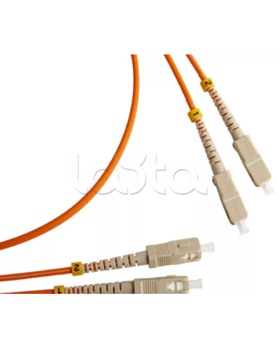 Патч-корд оптический LANMASTER LAN-SC-SC/SU-1.5 в Миассе Патч-корды и пигтейлы Pintop.ru