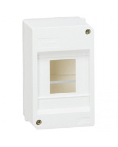 Щиток накладной Mini S 4 модуля белый Legrand 001357 в Миассе Боксы для автоматов Pintop.ru