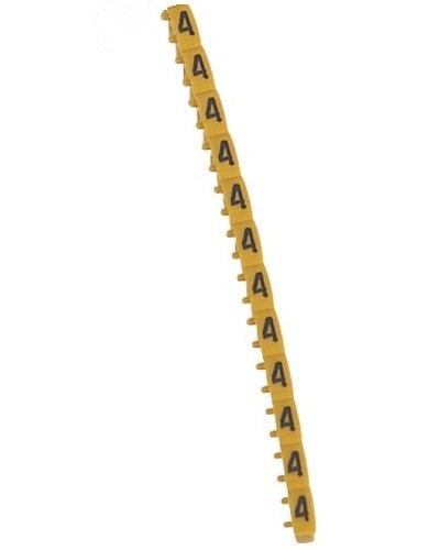 Маркер 4 0,15/0,5 ЖЛТ CAB3 Legrand 038104 в Миассе Аксессуары для кабель-канала Pintop.ru