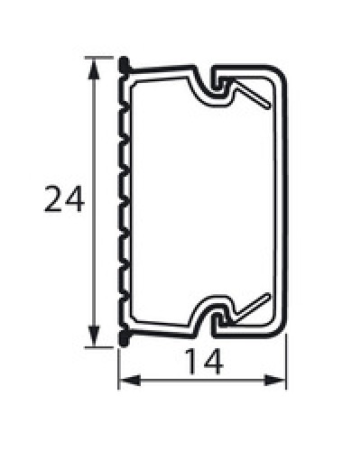 Кабель-канал METRA 24x14 Legrand (638193) в Миассе Кабель-канал Pintop.ru