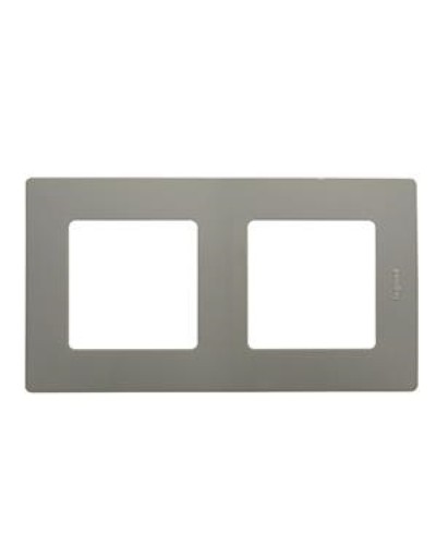 Рамка 2 поста Etika светлая галька Legrand 672522 в Миассе Аксессуары для кабель-канала Pintop.ru