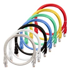 Шнур коммутационный 2хRJ45/8P8C U/UTP кат.5е (NMC-PC4UD55B-050-GN) NIKOMAX (5 м)