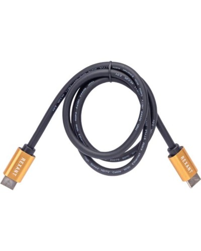 Кабель HDMI - HDMI 2.0, 1м, Gold REXANT 17-6102 в Миассе Системы видеонаблюдения Pintop.ru