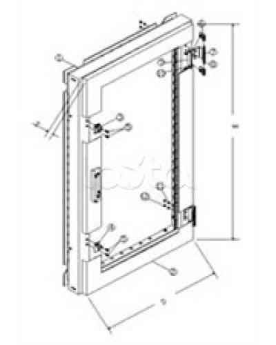 Дверь передняя плексигласовая TOA PGD-22 в Миассе Системы оповещения и трансляции TOA Pintop.ru