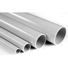 Труба гладкая ПВХ жесткая сверхтяжелая диам 20, цвет серый (3м) Экопласт 32020