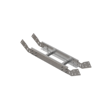 Вертикальный шарнирный угол 100х800х1,2 мм HD85 N КМ-профиль (LSHL100-800-1.2 HD85 N)