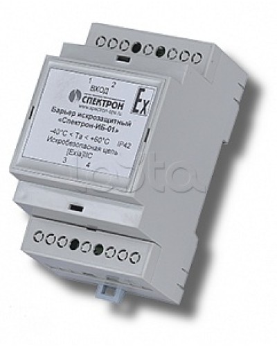 Барьер искрозащиты для цепей питания Спектрон-ИБ-01 в Миассе Устройства защиты операционных процессоров (ОПС) Pintop.ru